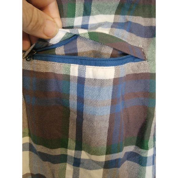 Exofficio Men's Long‎ Sleeve Plaid Flannel Shirt Size L/G - Picture 4 of 7